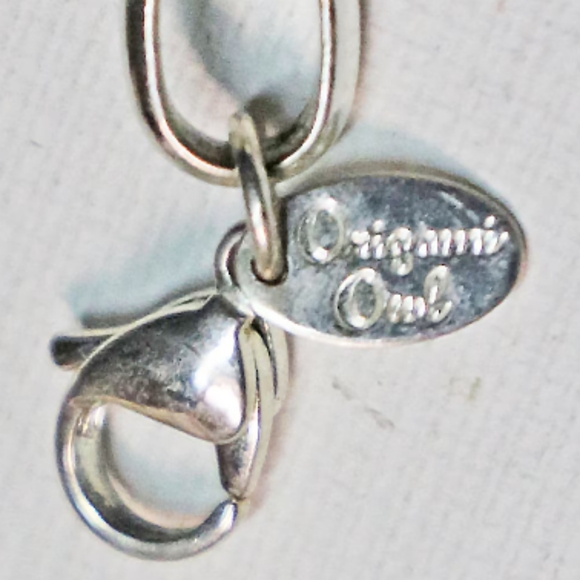 Origami Owl~ Silver chain link charm necklace 🩵💎 - Picture 4 of 4